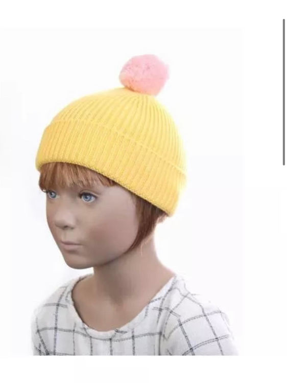 Picture of 80422-Childrens Sized Knitted Bobble Hat